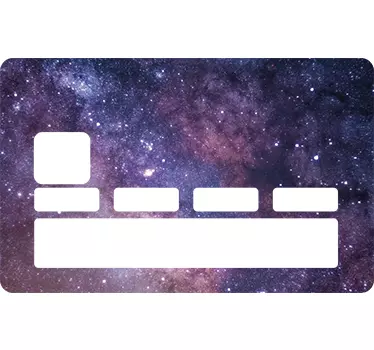 Universum kreditkort klistermärke - Tenstickers
