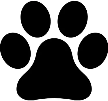 Paw prints sticker set - Tenstickers