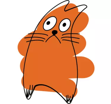 Barn kattsteg vägg klistermärke - Tenstickers