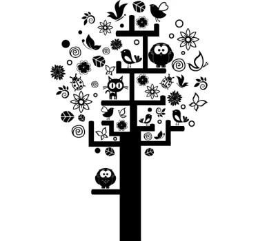 Befolkade trädetikett - Tenstickers
