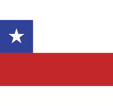 Chile flagga klistermärke - Tenstickers