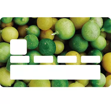 Citroner kreditkort klistermärke - Tenstickers