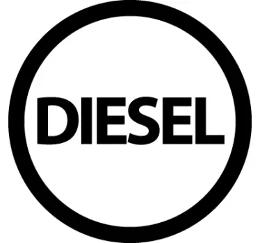 Dieselbil klistermärke - Tenstickers