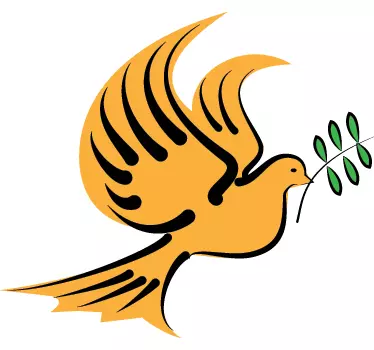 Duva olivgren dekal - Tenstickers