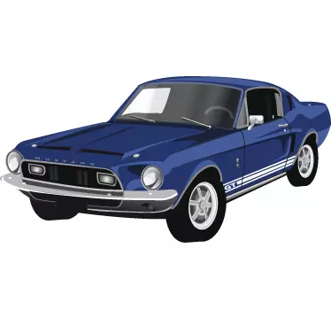 Ford mustang dekorativa klistermärke - Tenstickers