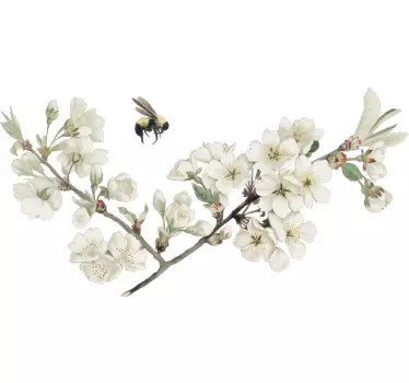 Första vårblomman väggdekal - Tenstickers