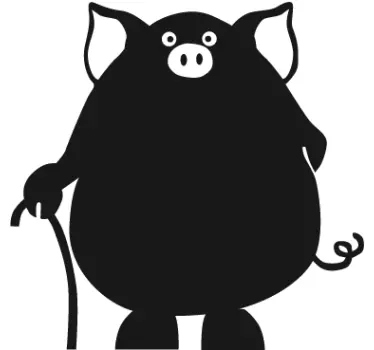 Gris tavla vägg klistermärke - Tenstickers