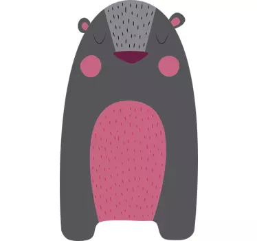 Grizzly björn vägg klistermärke - Tenstickers