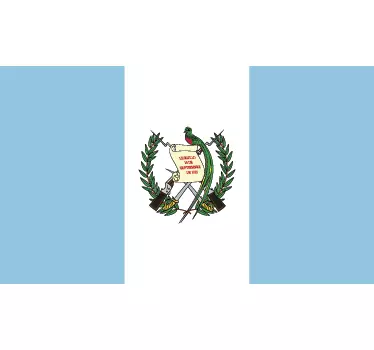 Guatemala flagga klistermärke - Tenstickers