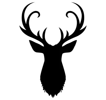 Hjort silhuett bil klistermärke - Tenstickers
