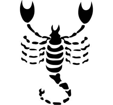 Horoskop skorpion vägg klistermärke - Tenstickers