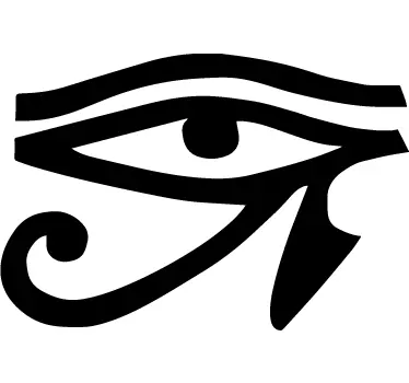 Horus öga klistermärke - Tenstickers