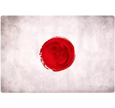 Japansk flagga laptop klistermärke - Tenstickers