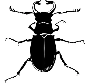 Kackerlacka illustration insekt vägg klistermärke - Tenstickers