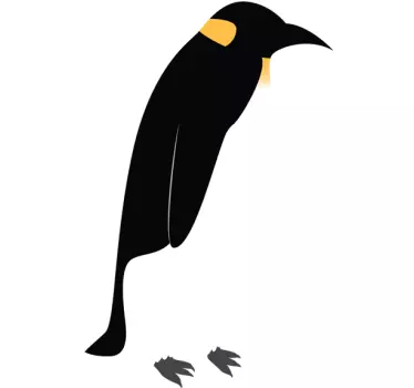 Kejsar pingvin vägg klistermärke - Tenstickers
