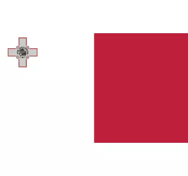 Malta flagga klistermärke - Tenstickers
