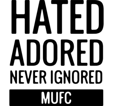 Manchester united hatade, älskade dekaler - Tenstickers