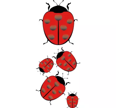 Nyckelpiga klistermärken - Tenstickers