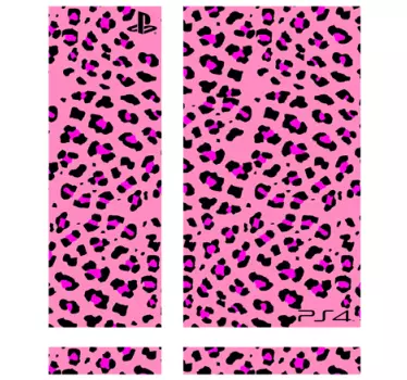 Rosa djur print playstation 4 hud - Tenstickers
