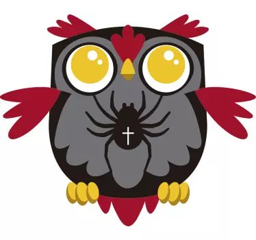 Spindelvägg konst stil klistermärke - Tenstickers