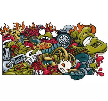 Urban konst väggmålning - Tenstickers