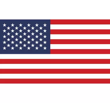 Usa flagga klistermärke - Tenstickers