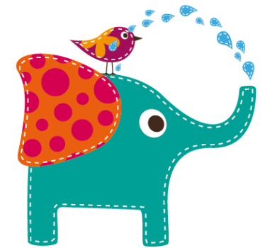 Vattendjur elefant vägg klistermärke - Tenstickers