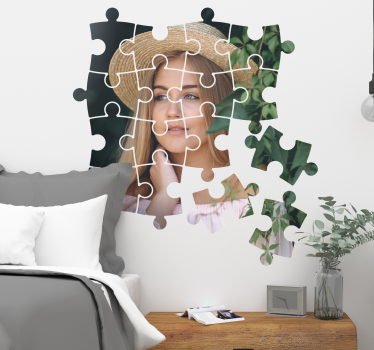 Pusselfotografi anpassningsbar klistermärke - Tenstickers