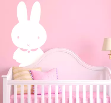 Gullig kanin gård djur vägg klistermärke babyroom - Tenstickers
