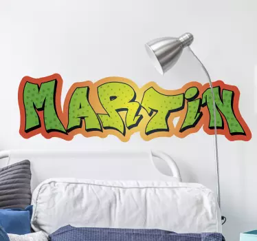 Graffiti stil anpassningsbara cykel klistermärke - Tenstickers