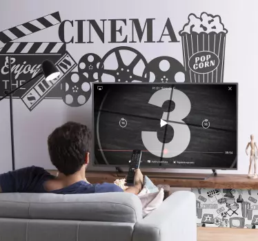 Moviegoers biodekal - Tenstickers