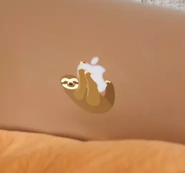 Sloth macbook vilda djur dekal - Tenstickers