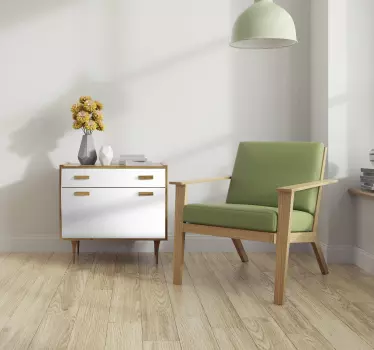 Självhäftande vinylplast - vit - Tenstickers
