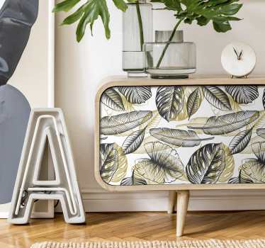 Plantas tropicales elegantes Väggklistermärken möbler - Tenstickers