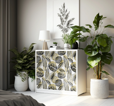 Plantas tropicales elegantes Väggklistermärken möbler - Tenstickers