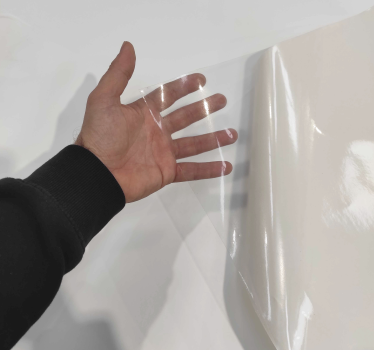 Självhäftande vinylplast - transparent - Tenstickers