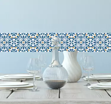 Portugisiska filigran kakel klistermärke - Tenstickers