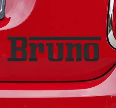 Personlig ferrari-klistermärke - Tenstickers