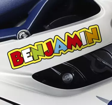 Personlig rossi vinyl dekal motorcykel - Tenstickers