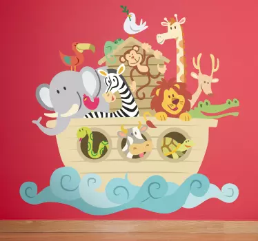 Noahs ark kids-klistermärke - Tenstickers