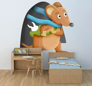 Liten mus perez saga väggdekal - Tenstickers