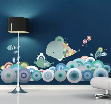 Sea ​​life kids klistermärken - Tenstickers