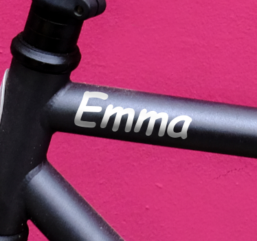 Handskriven stil klistermärken till cykel - Tenstickers