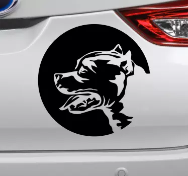 Amerikansk stafford-shire terrier bil dekal - Tenstickers