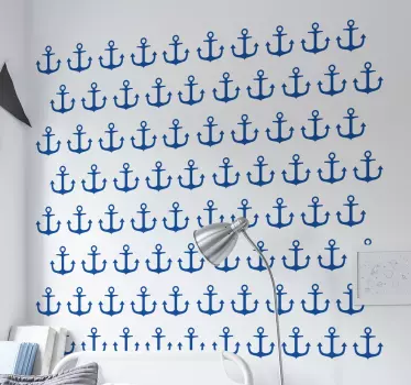 Ankar klistermärkesuppsättning - Tenstickers
