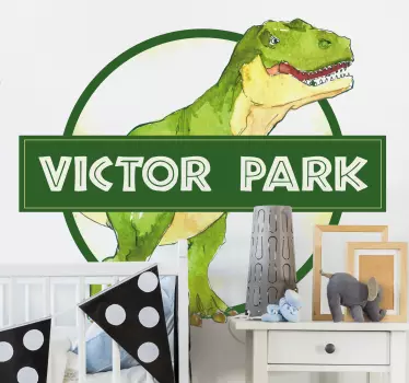 Anpassad dinosaurie drake vägg klistermärke - Tenstickers