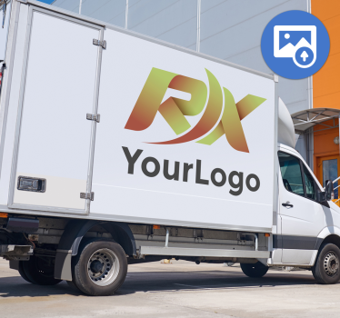 Företagslogotyp skåpbilsklistermärke - Tenstickers