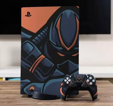 Arg ninja spel playstation dekal - Tenstickers