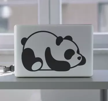 Baby panda för laptop klistermärken - Tenstickers