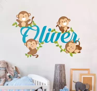 Barn changuitos djur väggdekor - Tenstickers